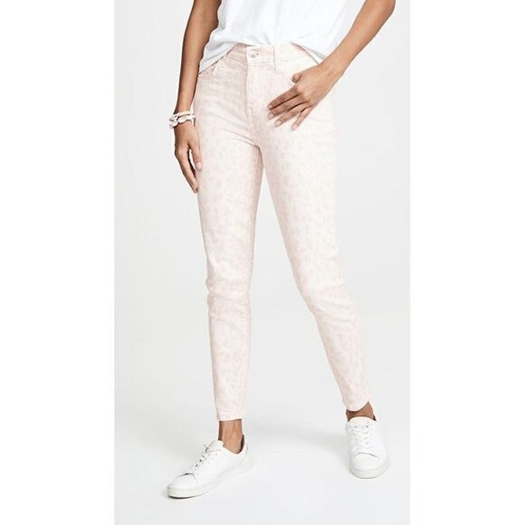 CURRENT/ELLIOTT | the Stiletto skinny in Dusty Peach leopard - Picture 1 of 5